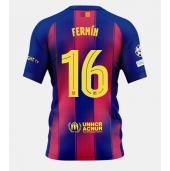 Billige Barcelona Fermin Lopez #16 Hjemmebanetrøje 2025-26 Kort ærmer