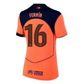 Billige Barcelona Fermin Lopez #16 Tredje trøje Dame 2025-26 Kort ærmer