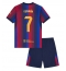 Billige Barcelona Fermin Lopez #7 Hjemmebanetrøje Børn 2026-27 Kort ærmer (+ bukser)