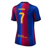 Billige Barcelona Fermin Lopez #7 Hjemmebanetrøje Dame 2026-27 Kort ærmer