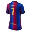 Billige Barcelona Fermin Lopez #7 Hjemmebanetrøje Dame 2026-27 Kort ærmer