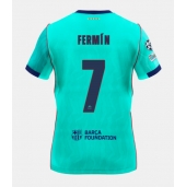 Billige Barcelona Fermin Lopez #7 Tredje trøje 2026-27 Kort ærmer