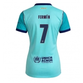 Billige Barcelona Fermin Lopez #7 Tredje trøje Dame 2026-27 Kort ærmer