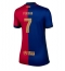 Billige Barcelona Ferran Torres #7 Hjemmebanetrøje Dame 2024-25 Kort ærmer