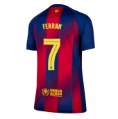 Billige Barcelona Ferran Torres #7 Hjemmebanetrøje Dame 2025-26 Kort ærmer