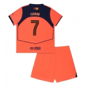 Billige Barcelona Ferran Torres #7 Tredje trøje Børn 2025-26 Kort ærmer (+ bukser)