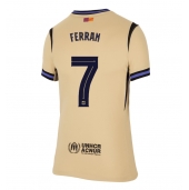 Billige Barcelona Ferran Torres #7 Udebanetrøje Dame 2025-26 Kort ærmer