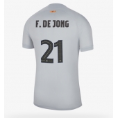 Billige Barcelona Frenkie de Jong #21 Tredje trøje 2022-23 Kort ærmer