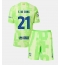 Billige Barcelona Frenkie de Jong #21 Tredje trøje Børn 2024-25 Kort ærmer (+ bukser)