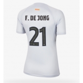 Billige Barcelona Frenkie de Jong #21 Tredje trøje Dame 2022-23 Kort ærmer