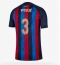 Billige Barcelona Gerard Pique #3 Hjemmebanetrøje 2022-23 Kort ærmer