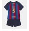 Billige Barcelona Gerard Pique #3 Hjemmebanetrøje Børn 2022-23 Kort ærmer (+ bukser)