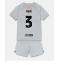 Billige Barcelona Gerard Pique #3 Tredje trøje Børn 2022-23 Kort ærmer (+ bukser)