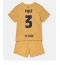 Billige Barcelona Gerard Pique #3 Udebanetrøje Børn 2022-23 Kort ærmer (+ bukser)