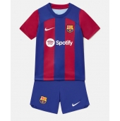 Billige Barcelona Hjemmebanetrøje Børn 2023-24 Kort ærmer (+ bukser)