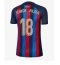Billige Barcelona Jordi Alba #18 Hjemmebanetrøje Dame 2022-23 Kort ærmer