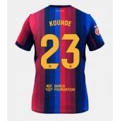 Billige Barcelona Jules Kounde #23 Hjemmebanetrøje 2026-27 Kort ærmer