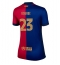 Billige Barcelona Jules Kounde #23 Hjemmebanetrøje Dame 2024-25 Kort ærmer