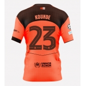 Billige Barcelona Jules Kounde #23 Tredje trøje 2025-26 Kort ærmer