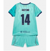 Billige Barcelona Karim Adeyemi #14 Tredje trøje Børn 2026-27 Kort ærmer (+ bukser)