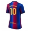 Billige Barcelona Lamine Yamal #10 Hjemmebanetrøje Dame 2026-27 Kort ærmer
