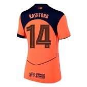 Billige Barcelona Marcus Rashford #14 Tredje trøje Dame 2025-26 Kort ærmer