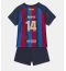 Billige Barcelona Memphis Depay #14 Hjemmebanetrøje Børn 2022-23 Kort ærmer (+ bukser)