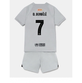 Billige Barcelona Ousmane Dembele #7 Tredje trøje Børn 2022-23 Kort ærmer (+ bukser)