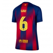 Billige Barcelona Paez Gavi #6 Hjemmebanetrøje Dame 2025-26 Kort ærmer