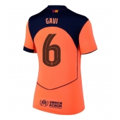 Billige Barcelona Paez Gavi #6 Tredje trøje Dame 2025-26 Kort ærmer