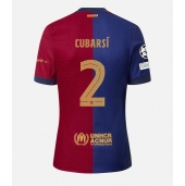 Billige Barcelona Pau Cubarsi #2 Hjemmebanetrøje 2024-25 Kort ærmer