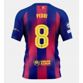 Billige Barcelona Pedri Gonzalez #8 Hjemmebanetrøje 2025-26 Kort ærmer