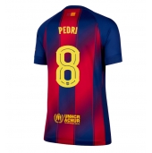 Billige Barcelona Pedri Gonzalez #8 Hjemmebanetrøje Dame 2025-26 Kort ærmer