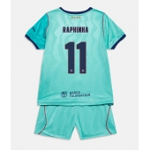Billige Barcelona Raphinha Belloli #11 Tredje trøje Børn 2026-27 Kort ærmer (+ bukser)