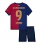 Billige Barcelona Robert Lewandowski #9 Hjemmebanetrøje Børn 2024-25 Kort ærmer (+ bukser)