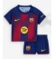 Billige Barcelona Robert Lewandowski #9 Hjemmebanetrøje Børn 2025-26 Kort ærmer (+ bukser)
