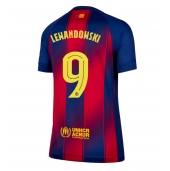 Billige Barcelona Robert Lewandowski #9 Hjemmebanetrøje Dame 2025-26 Kort ærmer