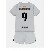 Billige Barcelona Robert Lewandowski #9 Tredje trøje Børn 2022-23 Kort ærmer (+ bukser)