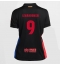 Billige Barcelona Robert Lewandowski #9 Udebanetrøje Dame 2024-25 Kort ærmer