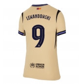 Billige Barcelona Robert Lewandowski #9 Udebanetrøje Dame 2025-26 Kort ærmer