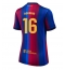 Billige Barcelona Rodri Hernandez #16 Hjemmebanetrøje Dame 2026-27 Kort ærmer