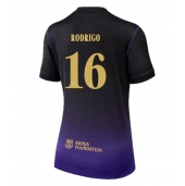 Billige Barcelona Rodri Hernandez #16 Udebanetrøje Dame 2026-27 Kort ærmer