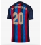 Billige Barcelona Sergi Roberto #20 Hjemmebanetrøje 2022-23 Kort ærmer