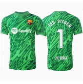 Billige Barcelona Ter Stegen #1 Målmand Udebanetrøje 2024-25 Kort ærmer