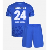 Billige Bayer Leverkusen Aleix Garcia #24 Tredje trøje Børn 2025-26 Kort ærmer (+ bukser)