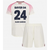 Billige Bayer Leverkusen Aleix Garcia #24 Udebanetrøje Børn 2025-26 Kort ærmer (+ bukser)