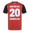 Billige Bayer Leverkusen Alejandro Grimaldo #20 Hjemmebanetrøje 2024-25 Kort ærmer