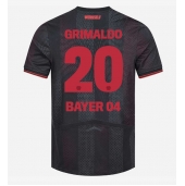 Billige Bayer Leverkusen Alejandro Grimaldo #20 Hjemmebanetrøje 2025-26 Kort ærmer