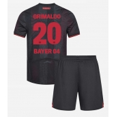 Billige Bayer Leverkusen Alejandro Grimaldo #20 Hjemmebanetrøje Børn 2025-26 Kort ærmer (+ bukser)