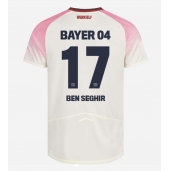 Billige Bayer Leverkusen Eliesse Ben Seghir #17 Udebanetrøje 2025-26 Kort ærmer